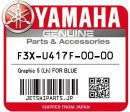 YAMAHA OEM GRAPHIC 5 (LH) FOR BLUE New #F3X-U417F-00-00 Online Hot Sale