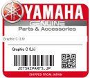 YAMAHA OEM GRAPHIC M (LH) FOR BLUE New #F3P-U417X-00-00 For Cheap