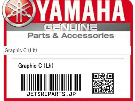 YAMAHA OEM GRAPHIC M (LH) FOR BLUE New #F3P-U417X-00-00 For Cheap