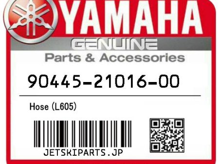 YAMAHA OEM HOSE (L605) New #90445-21016-00 Sale