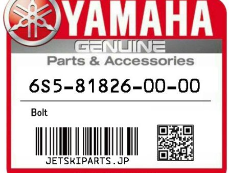 YAMAHA OEM BOLT New #6S5-81826-00-00 on Sale