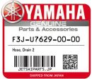 YAMAHA OEM HOSE, DRAIN 2 New #F3J-U7629-00-00 Online Sale