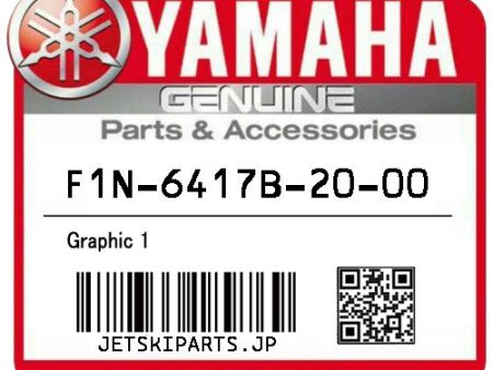 YAMAHA OEM GRAPHIC 1 New #F1N-6417B-20-00 For Cheap